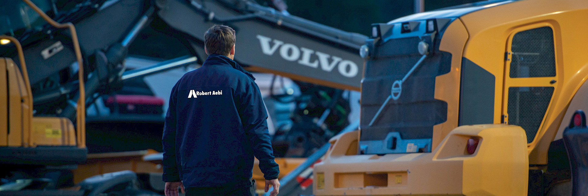 Volvo Radlader im Service