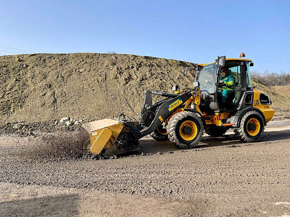 Volvo L25 Electric im Einsatz